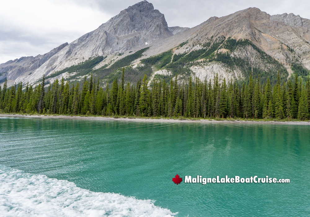 Leah Peak and Ridgeline Along Water