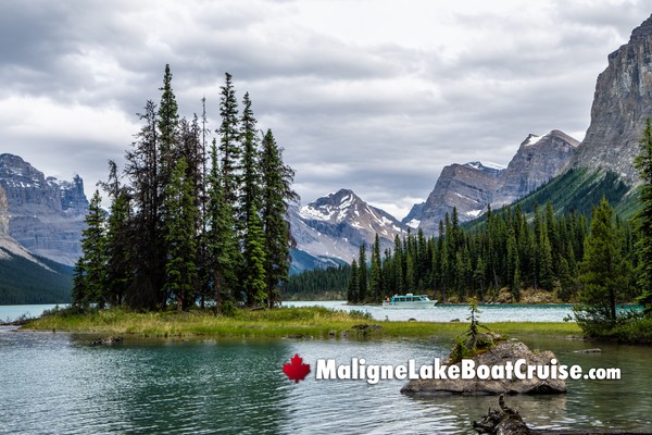 Jasper Maligne Lake Boat Cruise