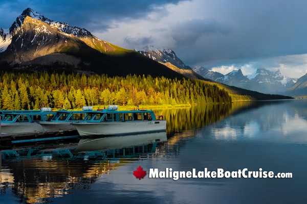 Jasper Maligne Lake Boat Cruise